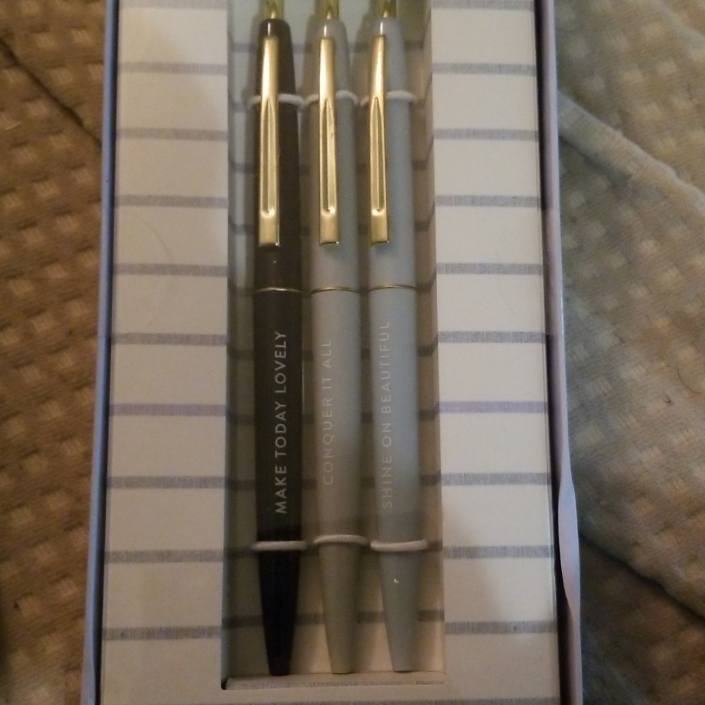 Motivational pens.